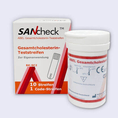 Cholesterin Teststreifen